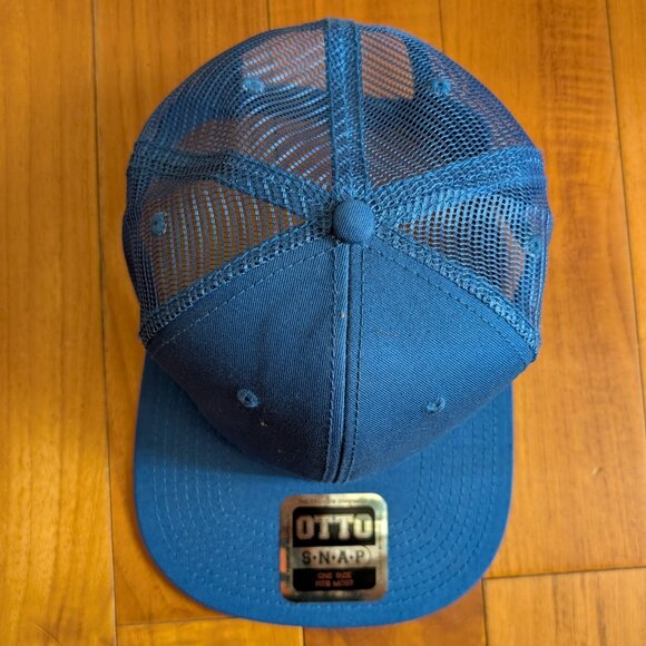 NWT Royal Blue Trucker Cap Bellwether embroidery logo "one size fits most!" - Picture 2 of 5